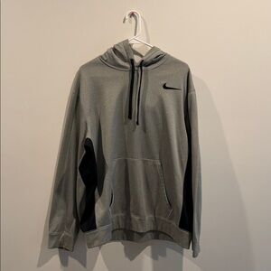 Nike Heather Gray Hoodie with Black Details